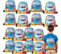Sweetude 48 Pcs School's out for Summer Drawstring Backpack End of Year Favors Bags Graduation Gift Bags for School Classroom Summer Vacation Party Celebration Decor (End of School Year)