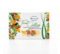 Sweetworld Fruit Jellies 200g Gelatine Free Soft Fruit Jellies Pack | Chewy fruit-flavoured sweets lightly dusted in sugar for pick and mix displays