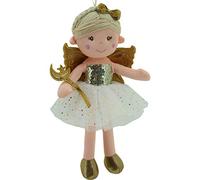 Sweety Toys 11742 Rag Doll Fairy Plush Toy Princess 30 cm Gold