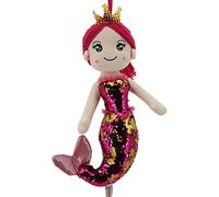 Sweety Toys 11926 Rag Doll Mermaid Plush Toy Princess 40 cm Pink