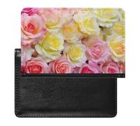 Sweety Yellow Rose Passport Cover Protector Rfid Blocking Passport Holder Id Card Holder Secure Travel Wallet Organizer for Passport Tickets Credit Cards, style, One Size