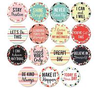 Sweetzer & Orange 30 Growth Mindset Confetti Positive Sayings Accents | Motivational Wall Art Inspirational Quote Cards with Matching Pastel Colors for Classroom Decorations, Office, Nursery (7-Inch)