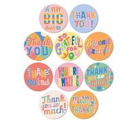 Sweetzer&Orange 600 Thank You for Supporting My Small Business Sticker, Cute Thanks Decals for Packaging & Envelope Seals, 1.5" Inch Appreciation Labels Adhesives, Grateful Patches for Enterprise
