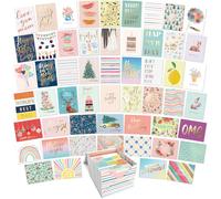Sweetzer & Orange All Occasion Cards Assortment Box. Set of 100 Assorted Greeting Sheets for every Occasions with thank you Card Organizer Box. 17 Types of flyers include Blank sheets with Envelopes