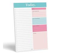 Sweetzer & Orange Daily Planner 2026, Undated Planner To Do List Notepad. 7x10” Day Schedule Logbook. Checklist Productivity Organizer, Work Notebook, Academic Journal, Daily To-Do List Logbook