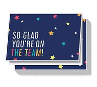 SWEETZER & ORANGE Employee Appreciation Cards with Envelopes. (25 Pack) 5x7 Small Thank You Sheets, Appreciation Card, Gratitude Slips, Nurses Week Notes, Administrative Professional Day Tags