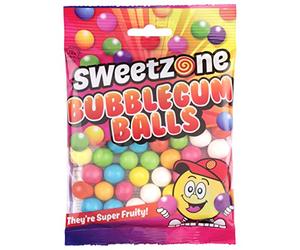 Sweetzone Bubblegum Balls 2 x 90g Bag