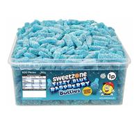 SweetZone Blue Raspberry Bottles 740g Tub of HMC Approved 100% Halal Sweets