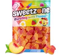 Sweetzone Fizzy Peach Hearts 1kg Fizzy Sweets, Retro Sweets, American Sweets, Halal Sweets, Bulk Sweets, Sweet Box, Gummy Sweets, Sweets for Kids, Kids Sweets, Sweets Hamper, Sweets for Party Bags