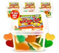 Sweetzone Fruity Hearts 170g x4 Pack Halal