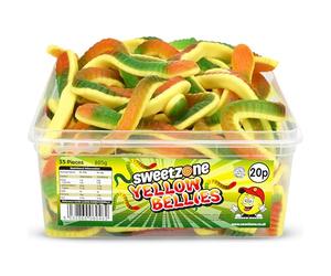 Sweetzone Giant Yellow Bellies 805g 35pcs
