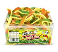 Sweetzone Giant Yellow Bellies 805g 35pcs | Giant yellow belly gummies, Halal soft jelly sweets, bulk tub 35pcs, party pick and mix, retro candy for sharing
