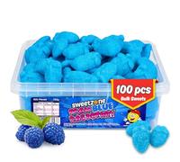 Sweetzone Jelly Blue Raspberry 700g, Jelly Blue Raspberry, Gummy Sweets, Delicious Raspberry Fruit Chews Sweets, Dive into Blue Sweets Bliss with this Halal Sweets Snack Gummies Perfect for Everyone