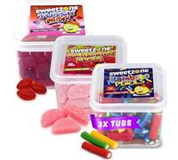 Sweetzone Juicy Mix, Watermelon Drops & Rainbow Pencils 170g x3 Pack