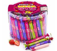 Sweetzone Mega Stix Halal Sweets 900g Tub (120 Pieces)
