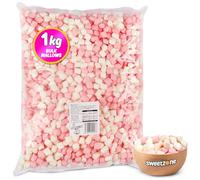 Sweetzone Mini Halal Marshmallows 1kg, Mini Marshmallows for Hot Chocolate, Baking & Desserts, White, Soft Fluffy Sweet Treat, Perfect for Parties