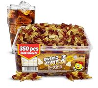 Sweetzone Small Cola Bottles Halal Sweets Tub 805g, Approx. 350 Cola Bottle Jelly Candies, Bulk Pick and Mix Pack, Retro Candy, Party Bag Treats, Sweet Gift, Kids & Adults