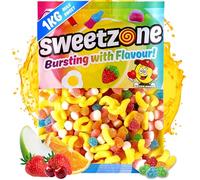 Sweetzone Supreme Mix 1kg, A Delightful Blend of Pick and Mix Sweets, Sour Sweets, Retro Sweets, Fizzy Sweets, and Bulk Sweets, Perfect for Sweet Hampers, Tubs, and Bags, Loved by Kids
