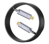 swegltek Fiber Optic USB C Cable 50ft,10Gbps HighSpeed Data Transfer