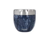 Swell Azurite Marble Eats 2 In 1 Food Bowl Silver