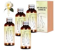 Swell Clear Lymphatic Drainage Massage Oil, Swell Clear Massage Oil, Mynurovita Swellclear for Legs, Reduce Leg Swelling Naturally - Feel Relief in Every Step (4pc)
