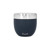 Swell Azurite Marble Eats 2 In 1 Food Bowl Silver