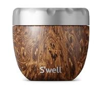 S'well Eats 2-in-1 Nesting Food Bowls, 21.5oz, Teakwood