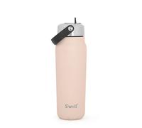 S'well Explorer Himalayan Salt Tumbler with Flip-Straw Lid Insulated Flask 700ml - Pink - Stainless Steel - Travel Mug
