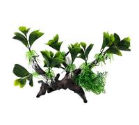 Swell Green Banyan Leaves On Dead Wood Artificial Plant