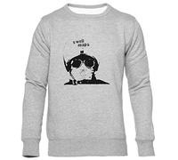 Swell Maps Men Women Unisex Jumper Grey Round Neck Men Women Grey Round Neck