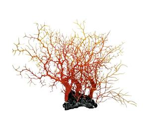 Swell Orange Coral Tree Artificial Decor Aquarium Décor