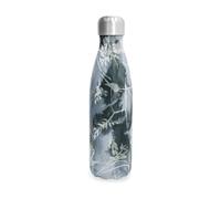 S'well Original Water Bottle, Blue Foliage, 500ml. Vacuum-Insulated Drinks Bottle Keeps Drinks Cold and Hot - BPA-Free Stainless Steel Hydration Bottle for On The Go