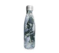 S'well Original Water Bottle, Blue Foliage, 500ml. Vacuum-Insulated Drinks Bottle Keeps Drinks Cold and Hot - BPA-Free Stainless Steel Hydration Bottle for On The Go