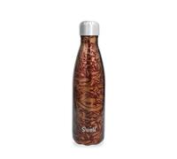 S'well Original Water Bottle, Burgundy Swirl, 500ml/0.5L. Triple-Layered Vacuum-Insulated Drinks Bottle Keeps Coffee, Tea and Drinks Cold and Hot
