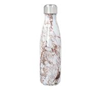 S'well Original Water Bottle, Calacatta Gold, 500ml/0.5L. Triple-Layered Vacuum-Insulated Drinks Bottle Keeps Coffee, Tea and Drinks Cold and Hot