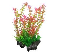 Swell Pink & Green Ludwigia Artificial Plant Aquarium Décor