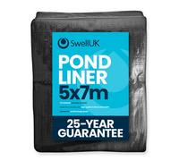 Swell Pond Liner 5X7M - 035mm Thick 25 Year Guarantee For Garden, Fish And Koi Ponds Swell Uk