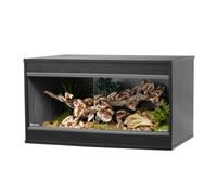 Swell Reptile Medium Vivarium - Grey, 87 X 38 X 42Cm, Lockable Reptile Housing
