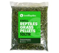 Swell Reptiles Grass Pellets 10 Litre Bag. Dust-Free Grass Pellets Litter for Tortoises