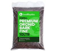 Swell Reptiles Orchid Bark Fine 10L - Tropical Moisture-Retaining Substrate For Geckos And Frogs