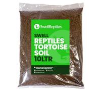 Swell Reptiles Tortoise Soil 10 Litre Bag. Burrowing Substrate For Tortoise Habitat Bedding.