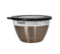 S'well S'well Pyrite Salad Bowl Kit, 1.9L, Gold