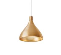 Swell Single Pendant Medium Brass