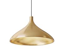 Swell Single XL Pendant Wide Brass