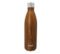 Stainless Steel Reusable Water Bottle, 750ml, Teakwood, Triple-Insulated and Leak-Proof Drinking Bottle for Hot and Cold Beverages up to 48h Cold/24h