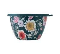 S'well Stainless Steel Salad Bowl Kit 64 oz Midnight Botanical | Prevents Messy Spills, Includes Tray & Condiment Container, Ideal for Salads & Work Lunches, Dishwasher Safe