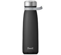 S'well Stainless Steel Traveler With Handle, 40oz, Onyx, Triple Layered Vacuum Insulated Containers Keeps Drinks Cold for 60 Hours and Hot for 20, BPA Free, Easy Carrying On the Go