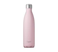 S'well Stainless Steel Water Bottle - Triple-Layered Vacuum-Insulated Containers Keeps Drinks Cold and Hot - 500ml - BPA-Free Water Bottle, Pink Topaz