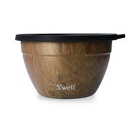 S'well S'well Teakwood Salad Bowl Kit, 1.9L, Brown