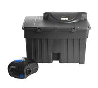 Swell UK Pond Filter Box Premium 45,000 & 10,000 L/H Pump with Strainer Casing | Includes 36w UV Clarifier for Greenwater & Algae | Biological & Mechanical Media and Built in Cleaning Mechanism